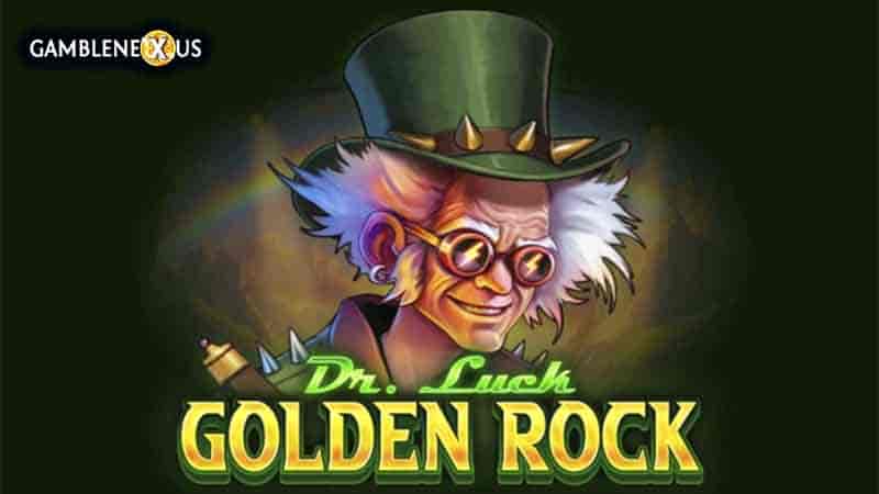 Dr. Luck Golden Rock Slot Logo