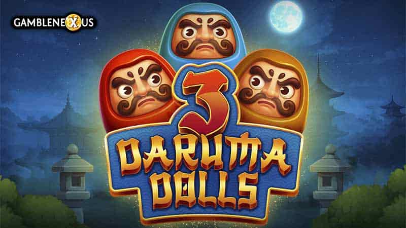 3 Daruma Dolls Slot Logo
