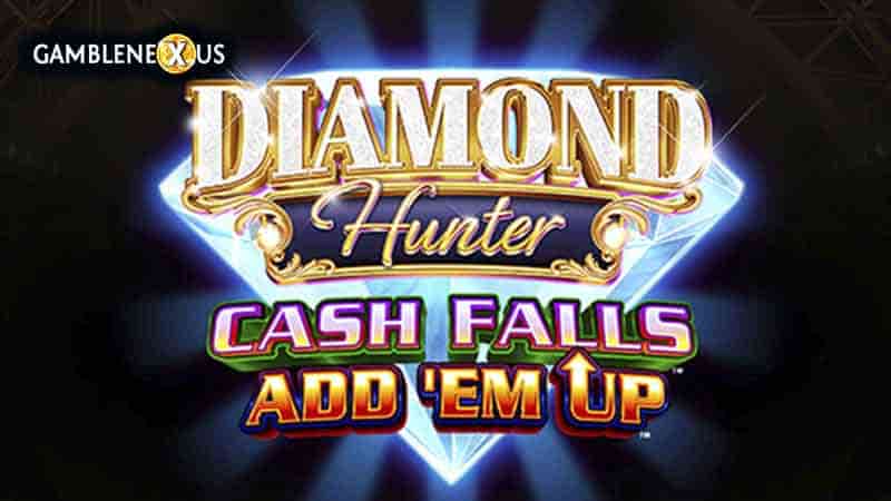 Diamond Hunter Cash Falls Slot Logo