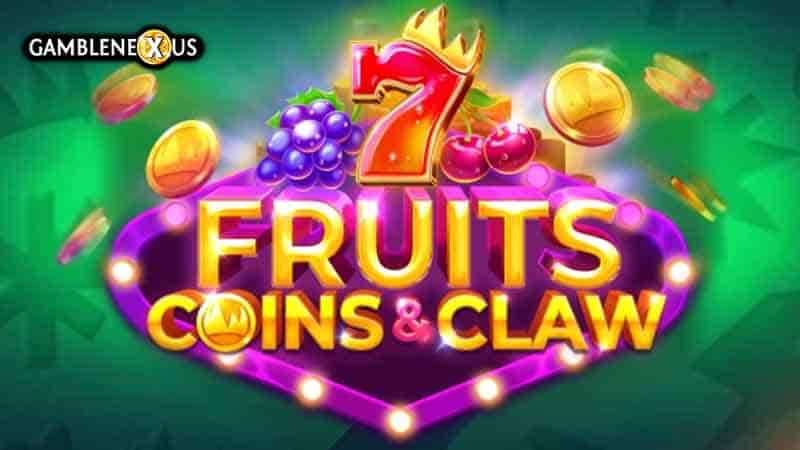 Fruits, Coins & Claw Slot Logo