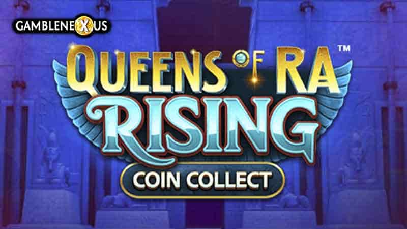 Queens of Ra Rising: Coin Collect Slot Logo