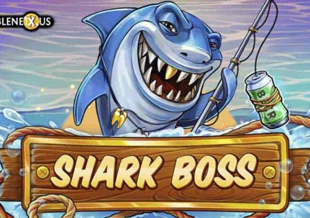 Shark Boss Slot Logo
