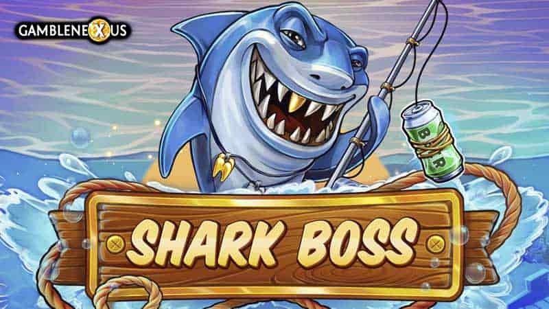 Shark Boss Slot Logo