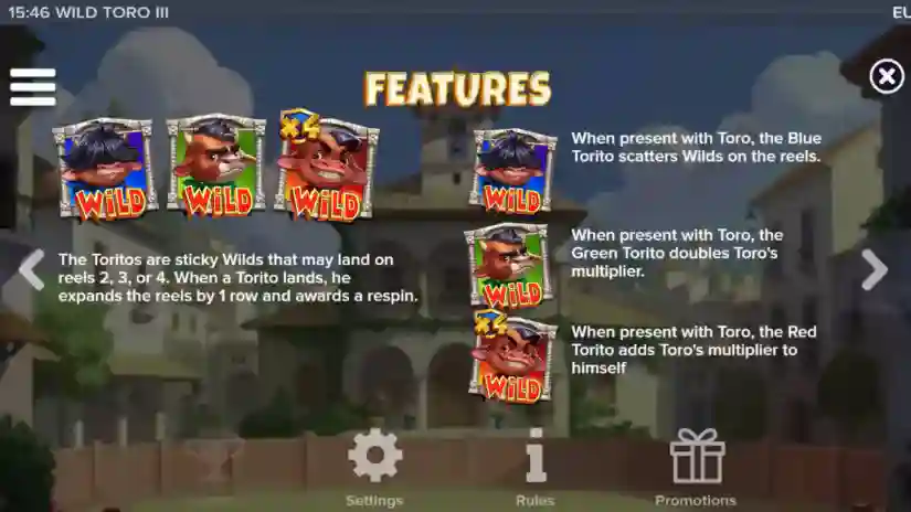 Different Wild symbols