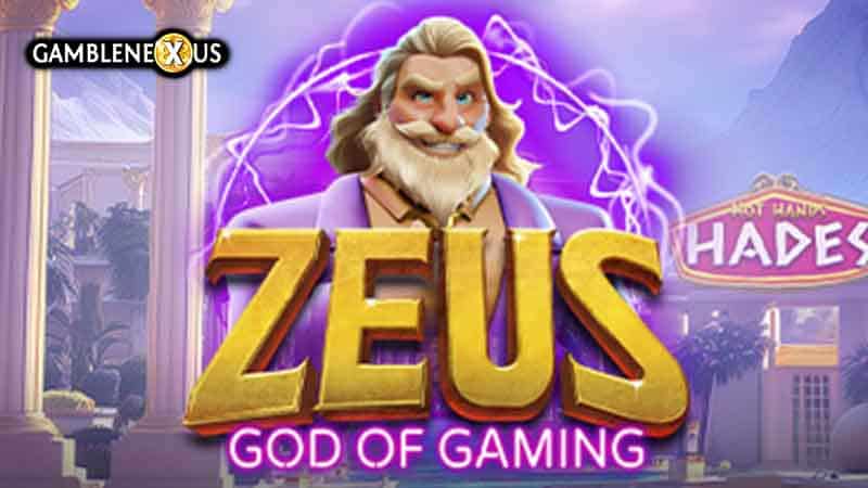 Zeus God of Gaming Slot Logo