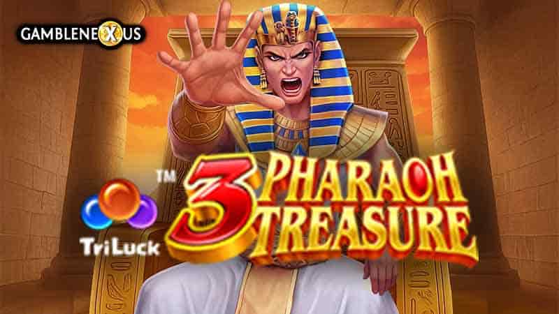 3 Pharaoh Treasure Slot Logo