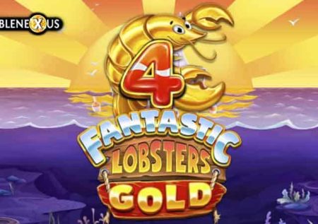 4 Fantastic Lobsters Gold Slot Logo