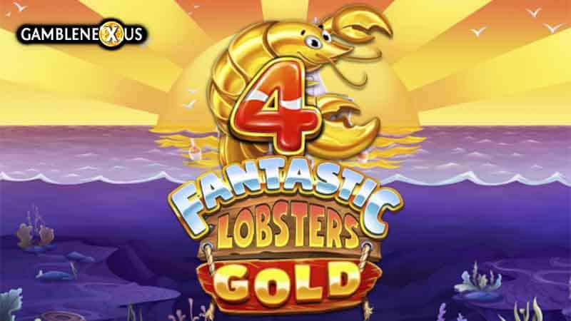 4 Fantastic Lobsters Gold Slot Logo
