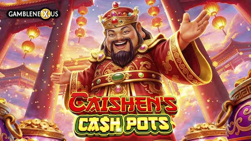 Caishen’s Cash Pots Slot Logo