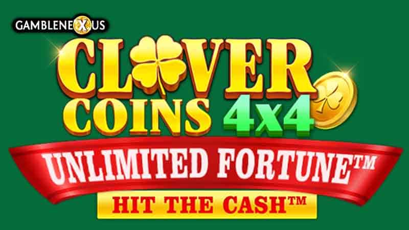 Clover Coins 4×4 Unlimited Fortune Slot Logo