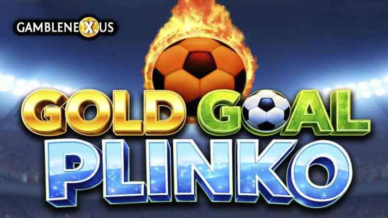 Gold Goal Plinko Slot Logo
