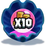 And all wins are multiplied by x2, x5, or x10