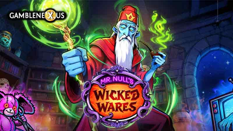 Mr Null’s Wicked Wares Slot Logo
