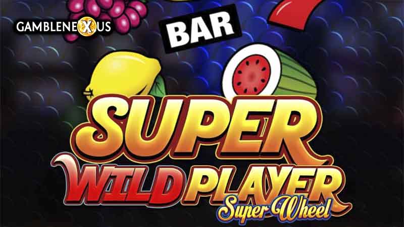 Super Wild Player Super Wheel Slot Logo