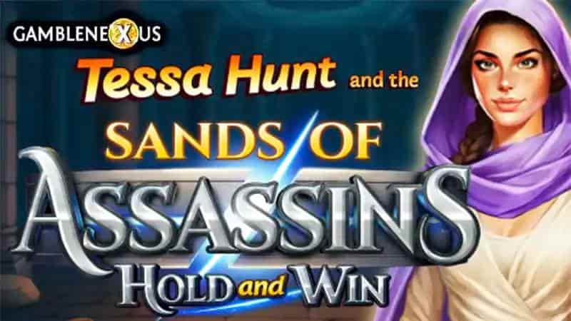 Tessa Hunt and the Golden Sands Slot Logo