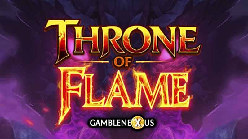 Throne of Flame Slot Logo