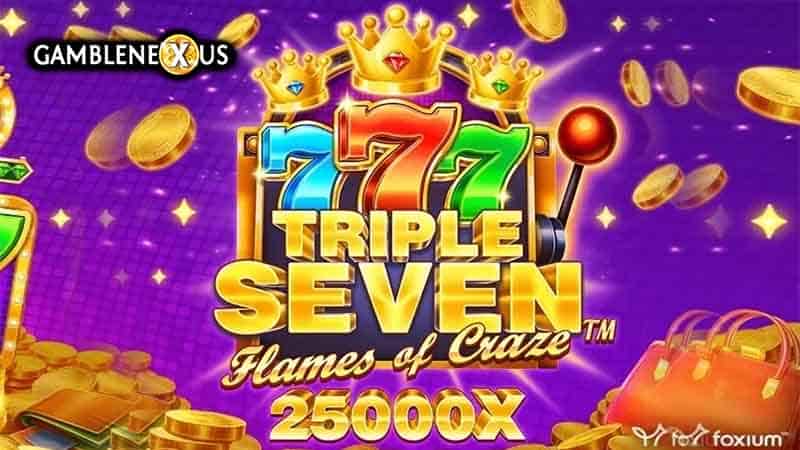 Triple Seven Flames of Craze Slot Logo