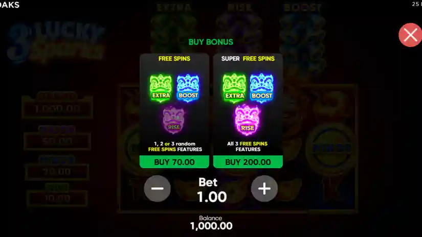 Buy Bonus