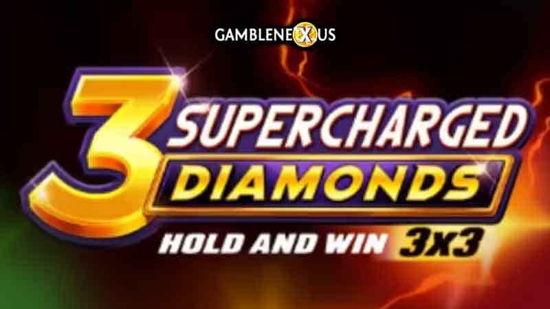 3 Supercharged Diamonds Slot Logo