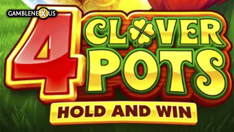 4 Clover Pots Slot Logo