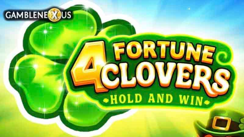 4 Fortune Clovers Slot Logo