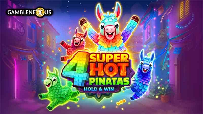 4 Super Hot Pinatas: Hold&Win Slot Logo