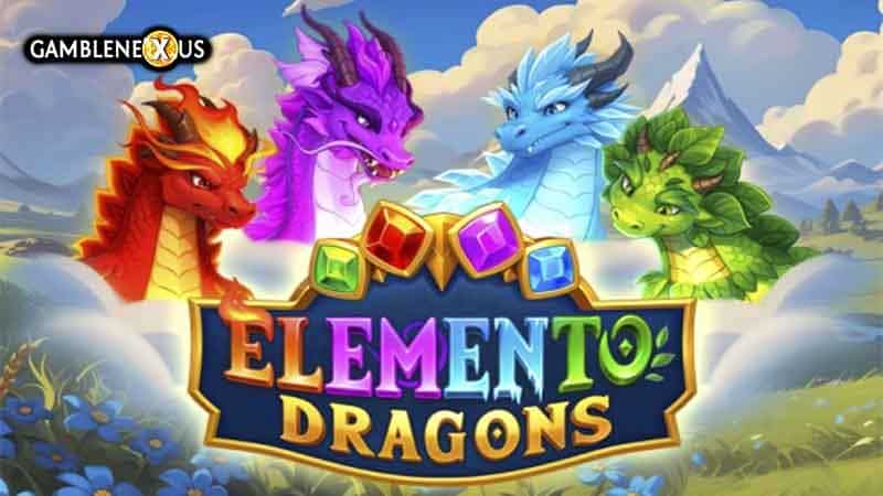 Elemento Dragons Slot Logo