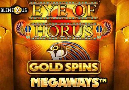 Eye of Horus Gold Spins Megaways Slot Logo