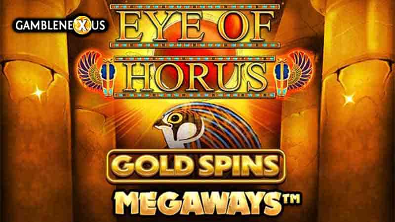 Eye of Horus Gold Spins Megaways Slot Logo