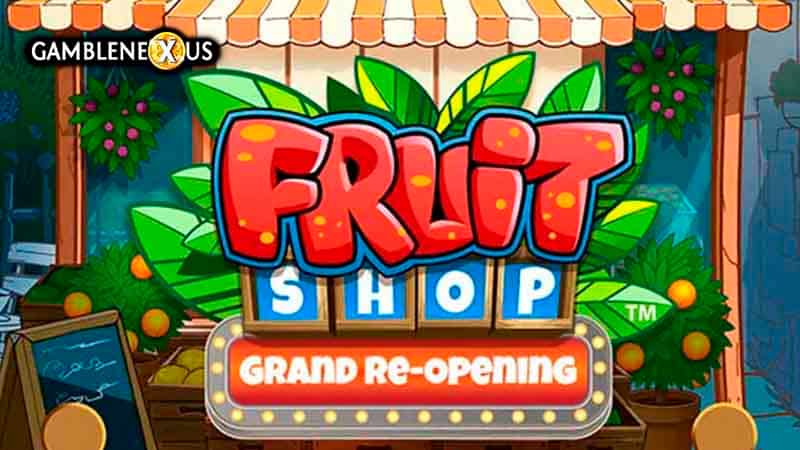 Fruit Shop Grand Re-Opening Slot Logo