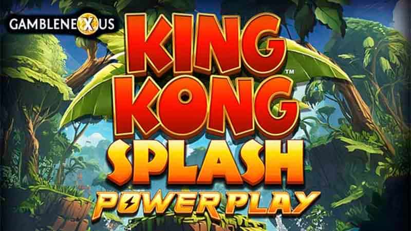 King Kong Splash Power Play Slot Logo