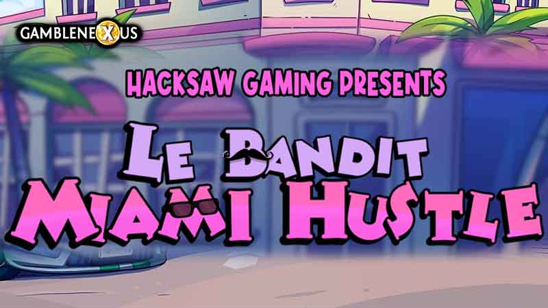 Le Bandit Miami Hustle Slot Logo