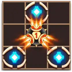 Regular Minigun chooses 1 symbol