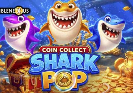 Shark Pop: Coin Collect Slot Logo
