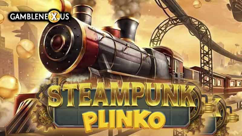 Steampunk Plinko Slot Logo
