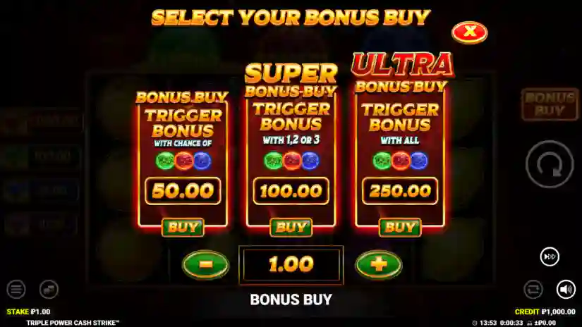 Bonus Activation