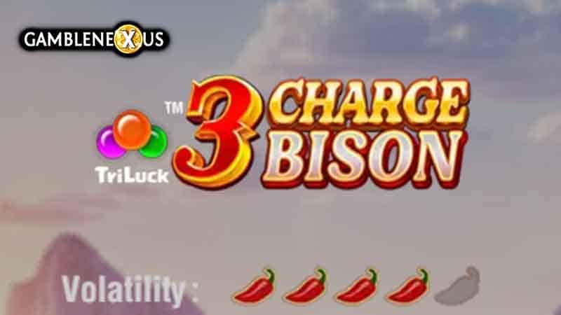 3 Charge Bison Slot Logo