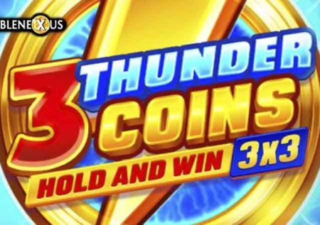 3 Thunder Coins: Hold and Win Slot Logo