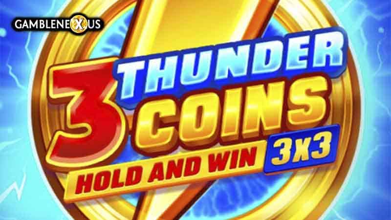 3 Thunder Coins: Hold and Win Slot Logo
