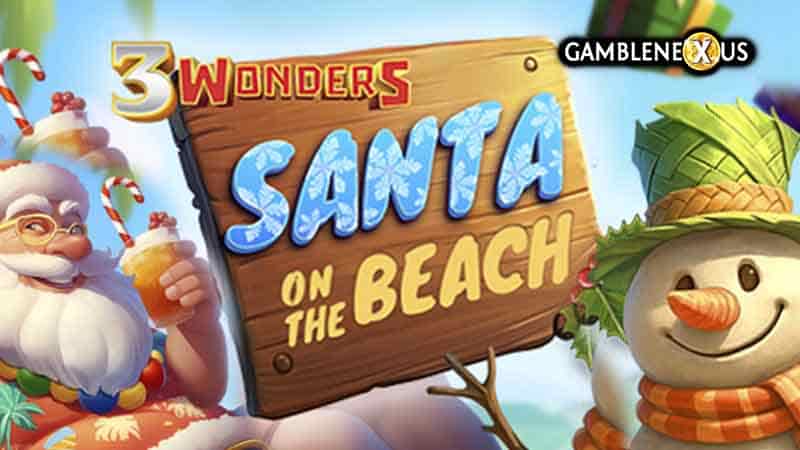 3 Wonders Santa on the Beach Slot Logo