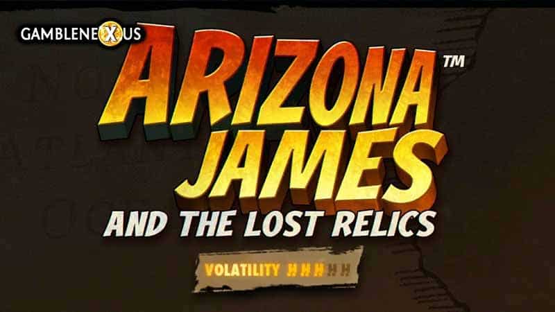 Arizona James and the Lost Relics Slot Logo