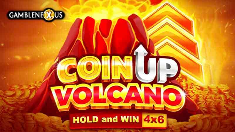 Coin UP Volcano Slot Logo