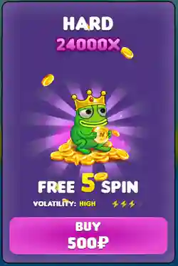 Buy Bonus - Hard 24000x. Free 5 Spin. Volatility: High
