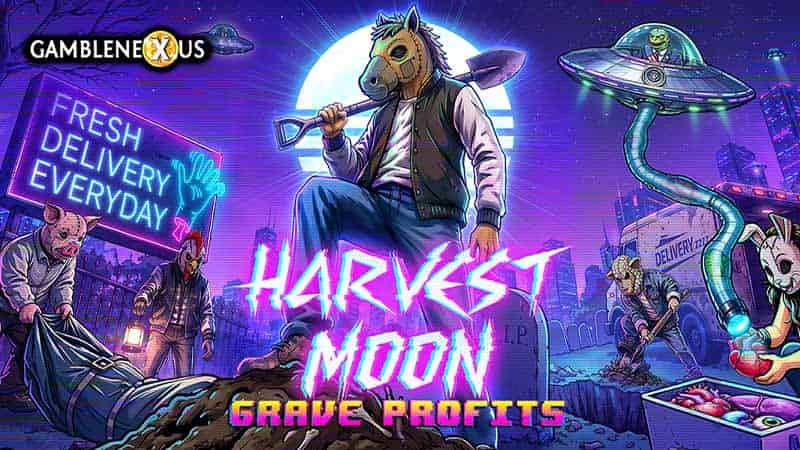 Harvest Moon – Grave Profits Slot Logo