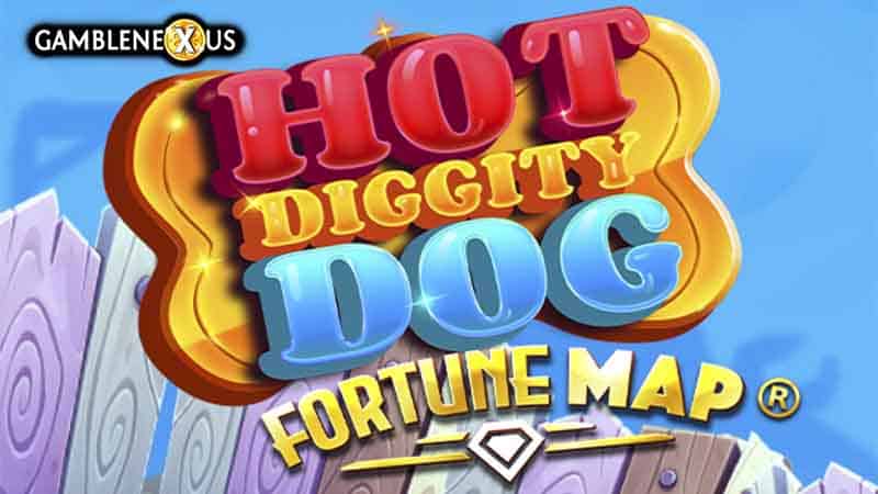 Hot Diggity Dog Fortune Map Slot Logo