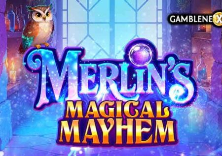 Merlin’s Magical Mayhem Slot Logo