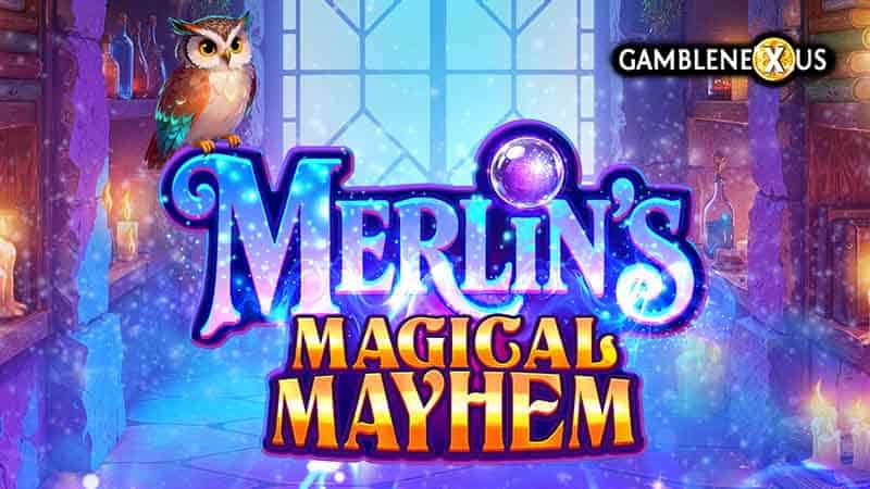Merlin’s Magical Mayhem Slot Logo