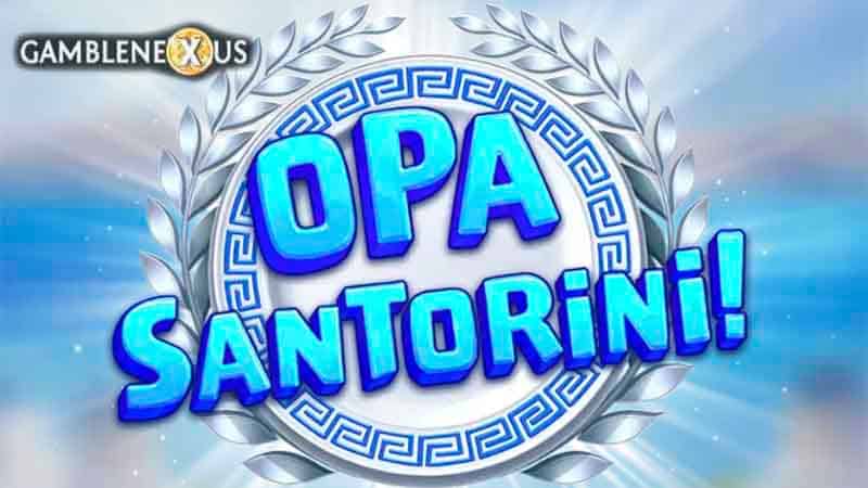 Opa Santorini Slot Logo