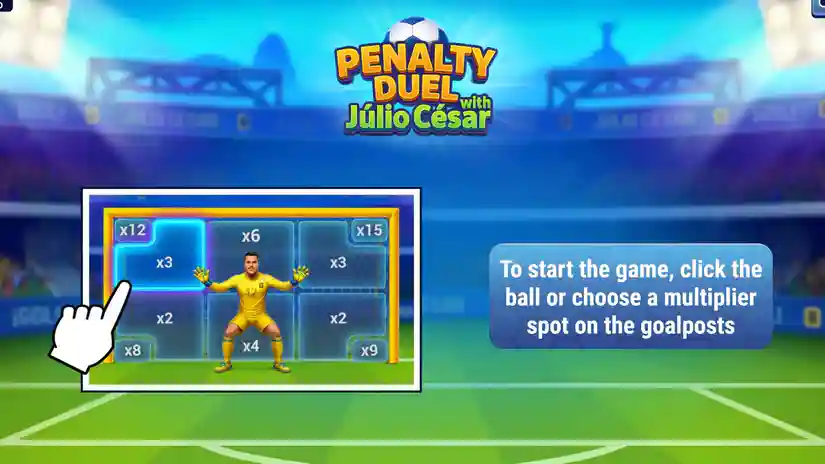 How to play Penalty Duel with Júlio César