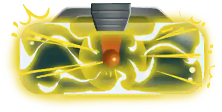 coil horizontal yellow lightning